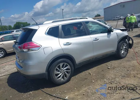 2015 Nissan Rogue Sl из США, поврежденный, VIN 5N1AT2MT5FC788014